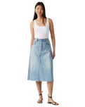 The Levi's® Womens High Rise A Line Decon Skirt in Secret Secret