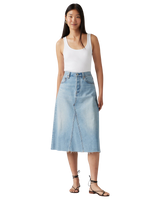The Levi's® Womens High Rise A Line Decon Skirt in Secret Secret