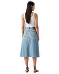 The Levi's® Womens High Rise A Line Decon Skirt in Secret Secret