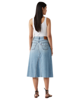 The Levi's® Womens High Rise A Line Decon Skirt in Secret Secret