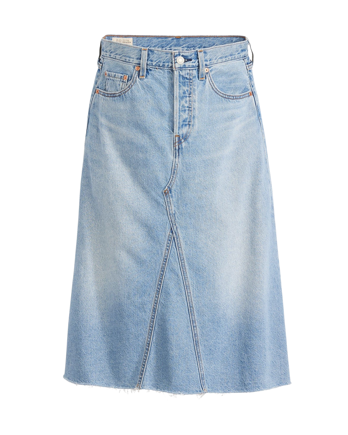 The Levi's® Womens High Rise A Line Decon Skirt in Secret Secret