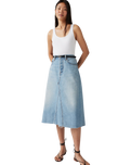 The Levi's® Womens High Rise A Line Decon Skirt in Secret Secret