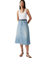 The Levi's® Womens High Rise A Line Decon Skirt in Secret Secret