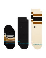 The Stance Mens Icon Series Mixed Socks (3 Pack) in Black