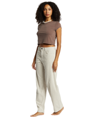 The Billabong Womens Midtown Corduroy Trousers in Moonlight