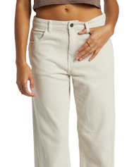 The Billabong Womens Midtown Corduroy Trousers in Moonlight