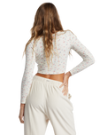 The Billabong Womens Sweet Sun Trousers in White Cap