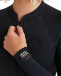 The Billabong Salty Dayz Natural 2/2mm Chest Zip Spring Wetsuit in Black | Available at Anns Cottage