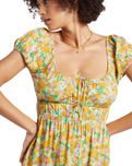 The Billabong Womens Sun Kissed Dress in Palm Green