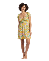 The Billabong Womens Sun Kissed Dress in Palm Green