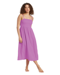 The Billabong Womens Off The Coast Dress in Lush Lilac