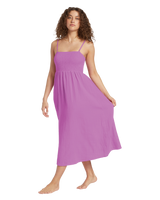 The Billabong Womens Off The Coast Dress in Lush Lilac