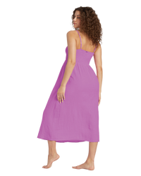 The Billabong Womens Off The Coast Dress in Lush Lilac