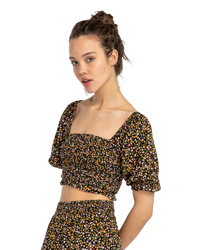 The Billabong Womens Sweet Life Top in Black Sands