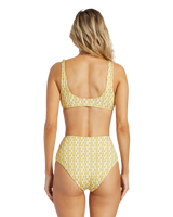 The Billabong Womens Return To Paradise Reversible Bikini Top in Multi