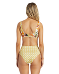 The Billabong Womens Return To Paradise Reversible Bikini Top in Multi