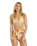 The Billabong Womens Return To Paradise Reversible Bikini Top in Multi
