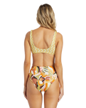The Billabong Womens Return To Paradise Reversible Bikini Top in Multi