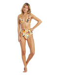 The Billabong Womens Return To Paradise Reversible Bikini Top in Multi