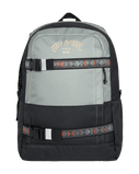 The Billabong Command Stash Backpack in Grey Green