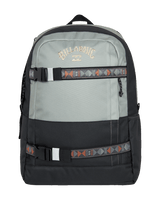 The Billabong Command Stash Backpack in Grey Green