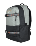 The Billabong Command Stash Backpack in Grey Green