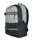 The Billabong Command Stash Backpack in Grey Green