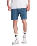 Crossfire Wave Washed Walkshorts in Real Teal