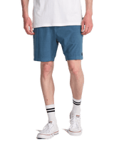 Crossfire Wave Washed Walkshorts in Real Teal