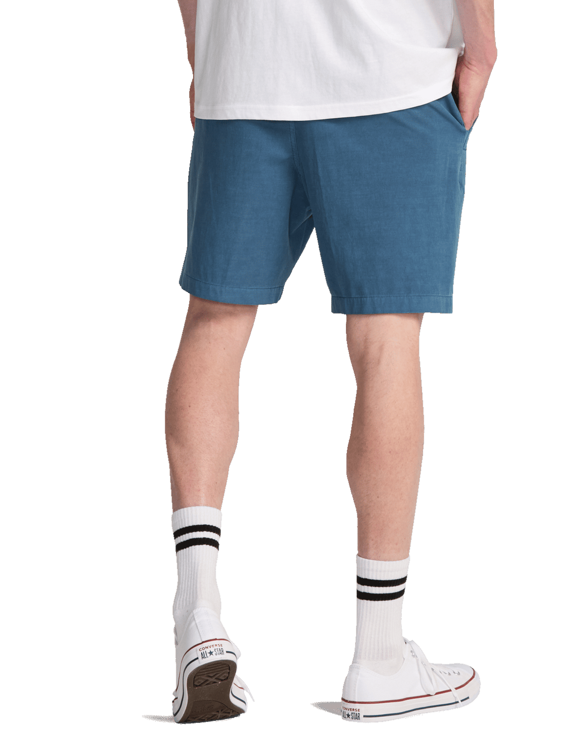 Crossfire Wave Washed Walkshorts in Real Teal