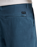 Crossfire Wave Washed Walkshorts in Real Teal