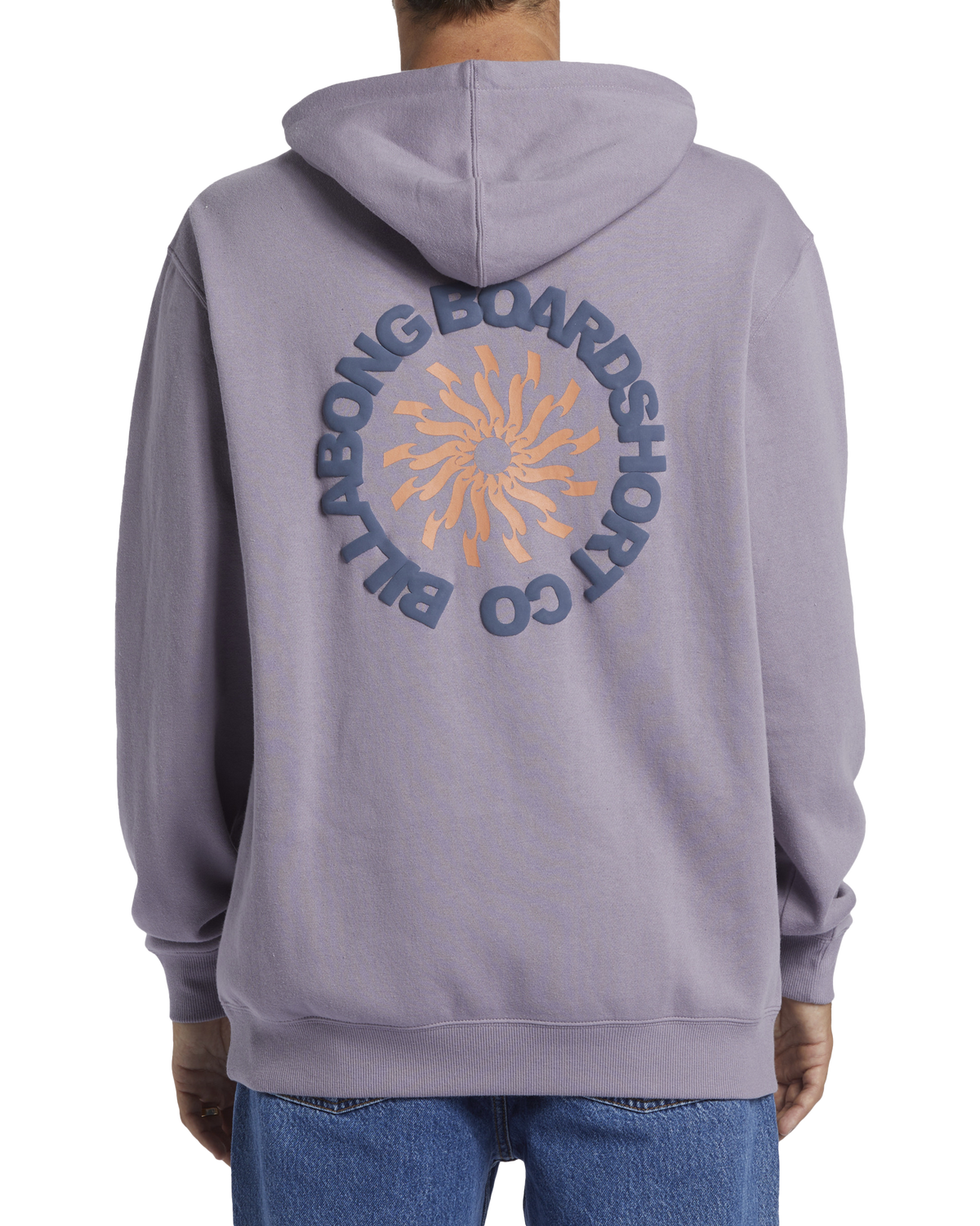 The Billabong Mens Short Sands Hoodie in Purple Ash