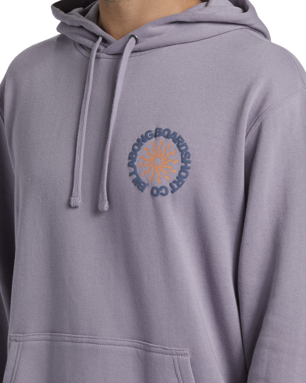 The Billabong Mens Short Sands Hoodie in Purple Ash
