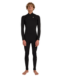 The Billabong Mens Absolute Core 5/4mm Chest Zip Wetsuit in Black