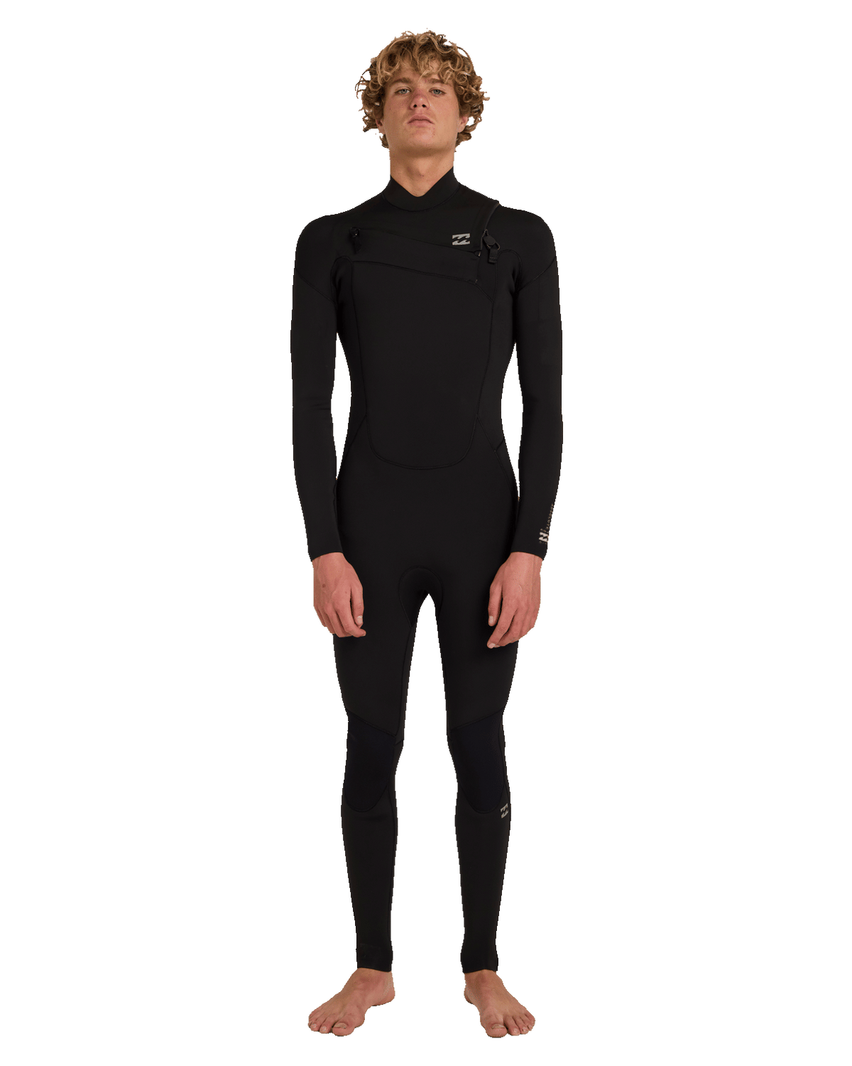 The Billabong Mens Absolute Core 5/4mm Chest Zip Wetsuit in Black