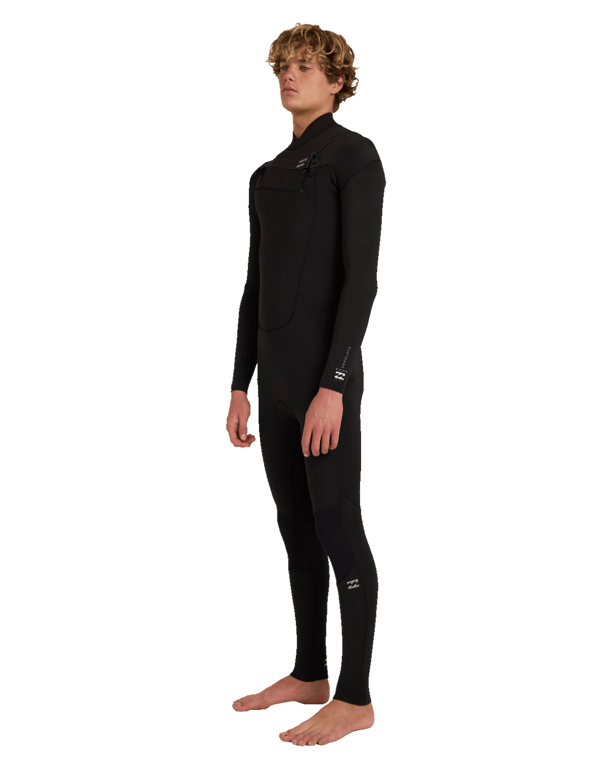 The Billabong Mens Absolute Core 5/4mm Chest Zip Wetsuit in Black