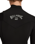 The Billabong Mens Absolute Core 5/4mm Chest Zip Wetsuit in Black