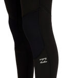 The Billabong Mens Absolute Core 5/4mm Chest Zip Wetsuit in Black