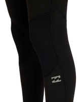 The Billabong Mens Absolute Core 5/4mm Chest Zip Wetsuit in Black