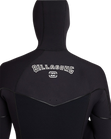 Furnace Ultra Gullwing Hooded 6/5mm Chest Zip Wetsuit in Black