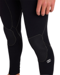 Furnace Ultra Gullwing Hooded 6/5mm Chest Zip Wetsuit in Black