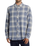 The Billabong Mens Coastline Flannel Shirt in Slate Blue