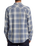 The Billabong Mens Coastline Flannel Shirt in Slate Blue