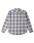 The Billabong Mens Coastline Flannel Shirt in Slate Blue