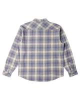 The Billabong Mens Coastline Flannel Shirt in Slate Blue