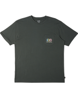 The Billabong Mens Troppo Pocket T-Shirt in Slate Green