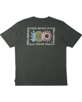 The Billabong Mens Troppo Pocket T-Shirt in Slate Green