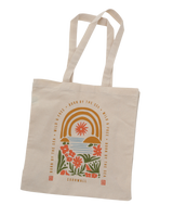 Tropical Arch Shoppers Bag in Natural