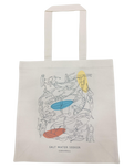 Abstract Shoppers Bag in Natural