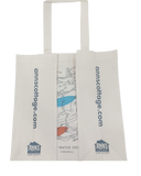 Abstract Shoppers Bag in Natural